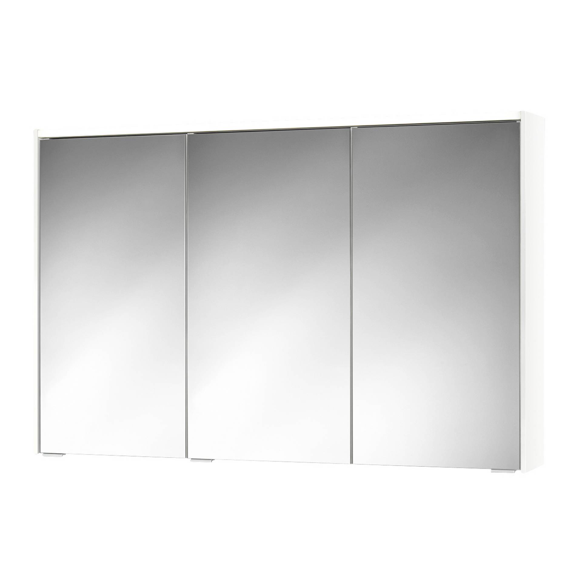 Sieper LED-Spiegelschrank 'KHX' weiß Hochglanz 120,4 x 74 x 14,2 cm von Sieper