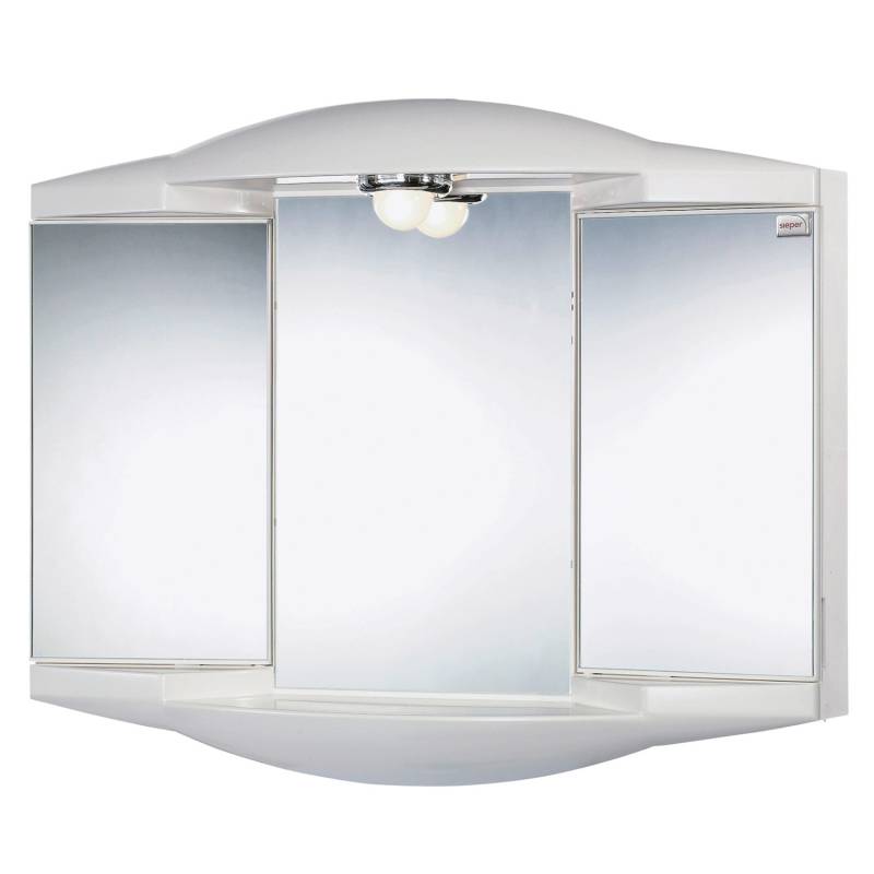 Sieper Spiegelschrank Chico GL Weiß 62 cm Sieper Spiegelschrank Chico GL Weiß 62 cm von Sieper