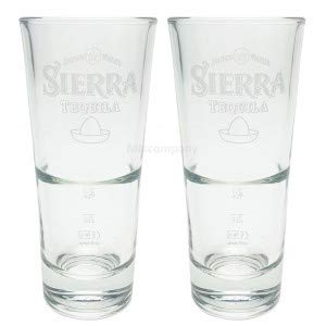 Sierra Tequila Gläser Set - 2 Stück 2/4cl geeicht Longdrink Gastro Bar Markenglas Glas von Sierra Tequila-Sierra Tequila