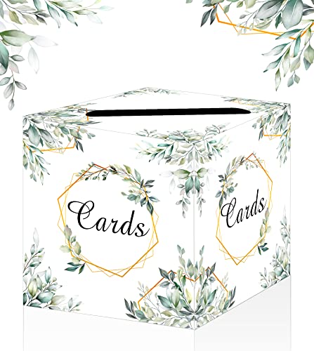 SietDESEO Greenery Card Box Floral Money Card Box Gift Card Holder Box for Wedding Reception Baby Shower Birthday Party Supplies SietDESEO Greenery Card Box Floral Money Card Box Gift Card Holder Box for Wedding Reception Baby Shower Birthday Party Supplies von SietDESEO