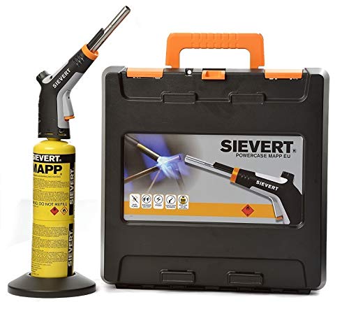 Sievert PowerJet Powercase 253521 MAPP Lötset Hartlöten Weichlöten bis 2450°C von Sievert Industries
