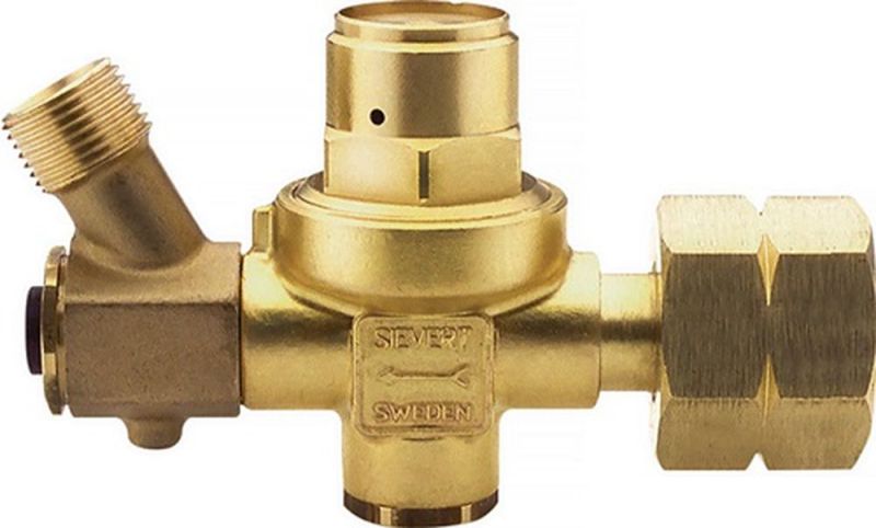 Sievert Propankleindruckregler (ohne Manometer / 2 bar 4 kg/h G 3/8" LH) - 309225 von Sievert