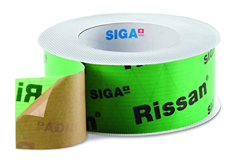 Siga Rissan Klebeband 60 mm x 25 m Dichtungsband für Dampfbremse Dampfsperre von Siga Rissan