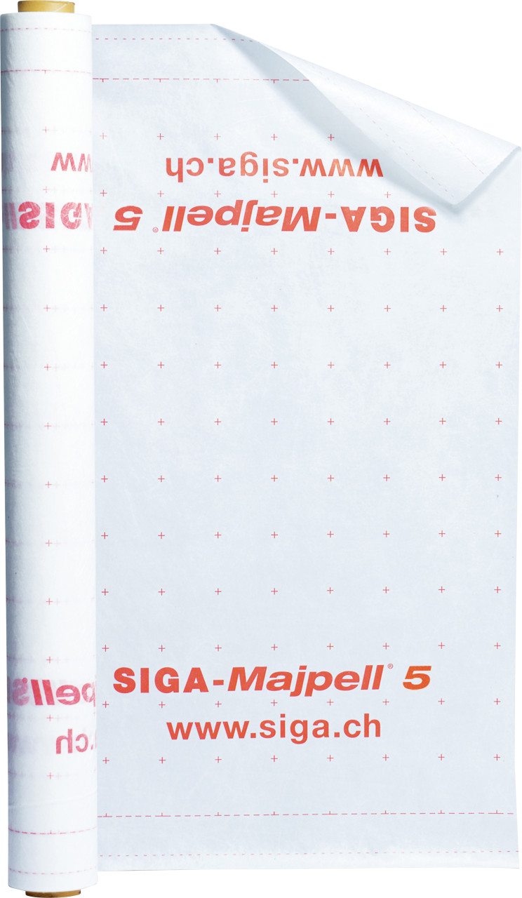 Siga Dampfbremse Majpell 5 50 x 1,5 m = 75 m² weiß von Siga