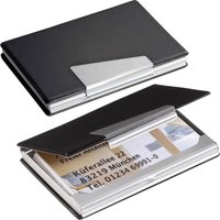 SIGEL Visitenkartenetui 95 x 12 x 65 mm schwarz von Sigel