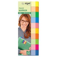 SIGEL MULTICOLOR Haftmarker farbsortiert 10x 50 Streifen SIGEL MULTICOLOR Haftmarker farbsortiert 10x 50 Streifen von Sigel