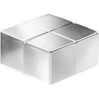 2 SIGEL C10 "Extra-Strong" Magnete silber 2,0 x 1,0 x 2,0 cm von Sigel