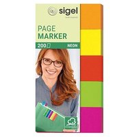 SIGEL NEON Haftmarker farbsortiert 5x 40 Streifen SIGEL NEON Haftmarker farbsortiert 5x 40 Streifen von Sigel