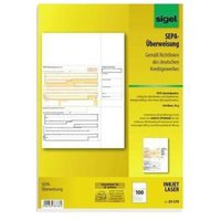 Berweisung din A4 nicht selbstdurchschreibend 100 Bl./Pack. von Sigel
