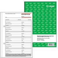 SIGEL Gästeregistrierung Formularbuch GB510 SIGEL Gästeregistrierung Formularbuch GB510 von Sigel