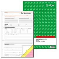 SIGEL Bautagebuch Formularbuch SD063 SIGEL Bautagebuch Formularbuch SD063 von Sigel