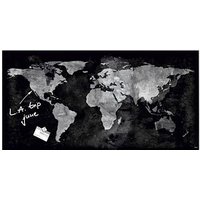 SIGEL Glas-Magnettafel artverum® 91,0 x 46,0 cm World-Map von Sigel