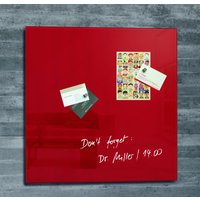 SIGEL Glas-Magnettafel artverum® 48,0 x 48,0 cm rot von Sigel