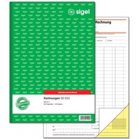 SIGEL Formularbuch Rechnung DIN A4 2x 40 Seiten von Sigel