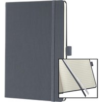 SIGEL Notizbuch Notizbuch,A5,liniert,d´grau, ca. DIN A5 liniert dunkelgrau von Sigel