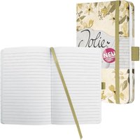 SIGEL Notizbuch Sigel Notizbuch Jolie olive DIN A6 liniert oliv/gelb von Sigel