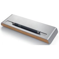 SIGEL Stiftablage 24,0 x 7,5 x 2,3 cm silber/holzfarben von Sigel