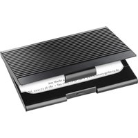 SIGEL Visitenkartenetui 95 x 7 x 62 mm schwarz von Sigel