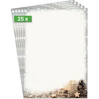 SIGEL Weihnachtsbriefpapier Christmas Candle Motiv DIN A4 90 g/qm 25 Blatt SIGEL Weihnachtsbriefpapier Christmas Candle Motiv DIN A4 90 g/qm 25 Blatt von Sigel