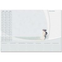 Schreibunterlage Design 59,5 x 41 cm (b x h) ohne Folienauflage 2022-2024 Papier grau Harmony 30 Bl. von Sigel