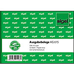 Sigel Ausgabebeleg AG615 DIN A6 quer 25 Blatt von Sigel