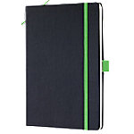 Sigel Conceptum Notebook DIN A5 Punktkariert Seitlich gebunden Kunststoff Hardback Schwarz, Grün Perforiert 97 Seiten von Sigel