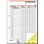 Sigel Kassenabrechnung/SD006, weiß+gelb, SD, A4 hoch, Inh. 2 x 40 Blatt von Sigel