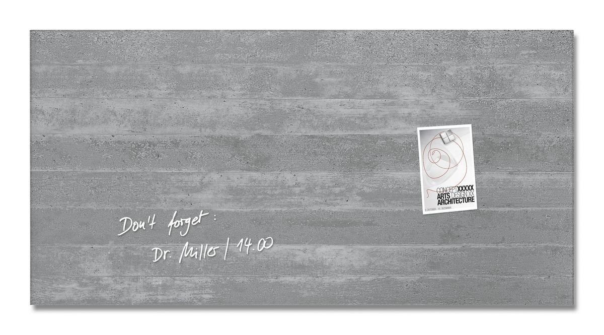 Sigel Magnettafel, Sigel Glas Magnetboard artverum® 91x46 Whiteboard Magnet Wand Tafel von Sigel