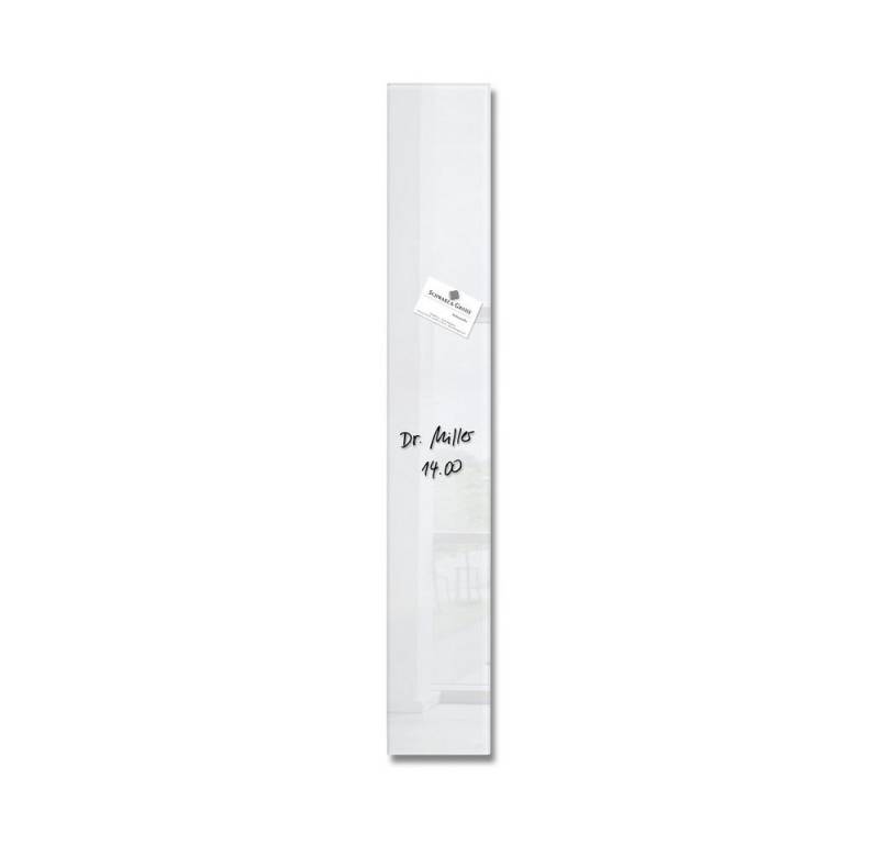 Sigel Magnettafel 1 Glas-Magnettafel ARTVERUM 12x78cm - weiß, (1-tlg) von Sigel