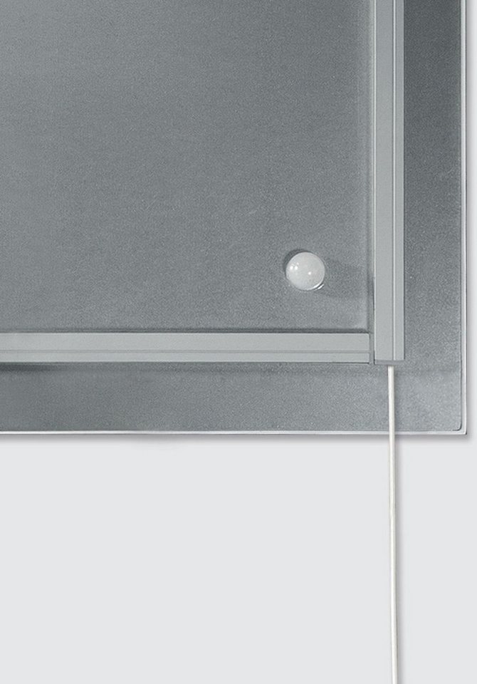 Sigel Wandtafel Glasmagnetboard artverum LED light Design Schiefer-Stone 910x460x15mm von Sigel