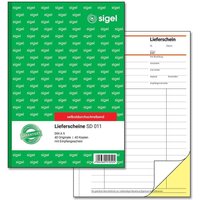 sigel Lieferschein SD011 DIN A5 - 2x 40 Blatt von Sigel