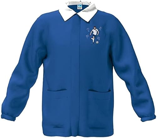 siggi Tunic Apron Baby Blue School with Embroidery Footballer, bluette, 13 Years von Siggi Group