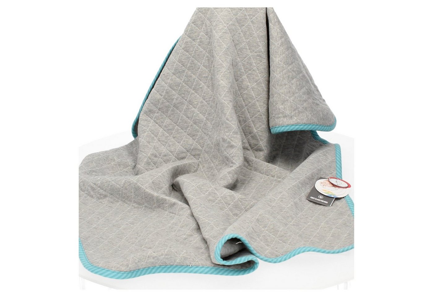 Babydecke Urban Baby Edition grau/blau von OTTO