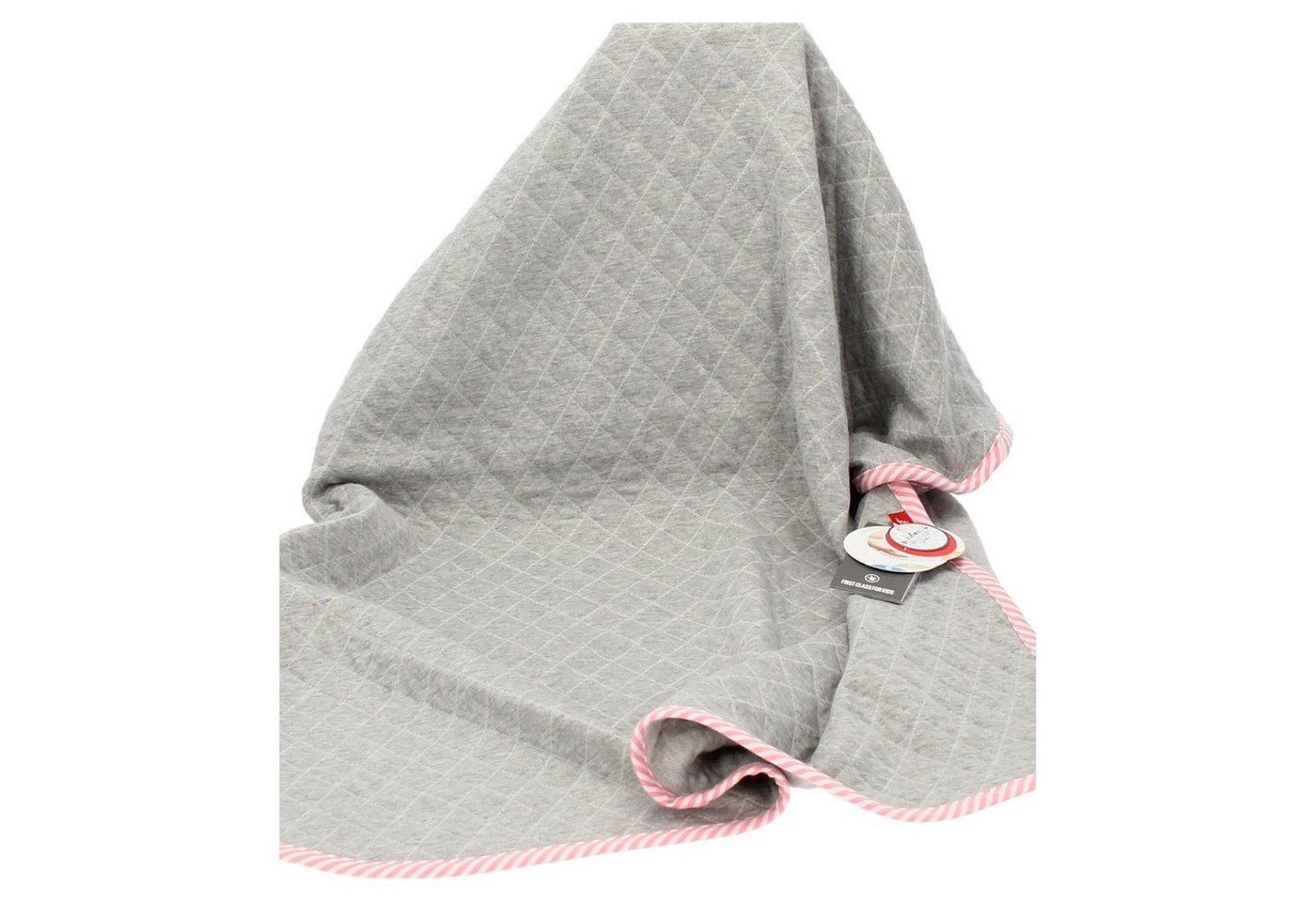 Babydecke Urban Baby Edition grau/rosa von OTTO