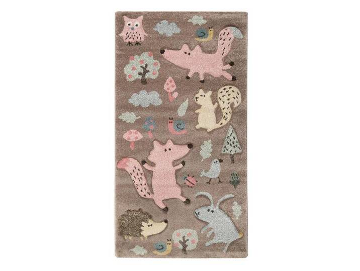 Sigikid KINDERTEPPICH Forest, Taupe, Tier, rechteckig, 200x290 cmes Vertrauen - OEKO-TEX®, für Fußbodenheizung geeignet, in verschiedenen Größen von Sigikid