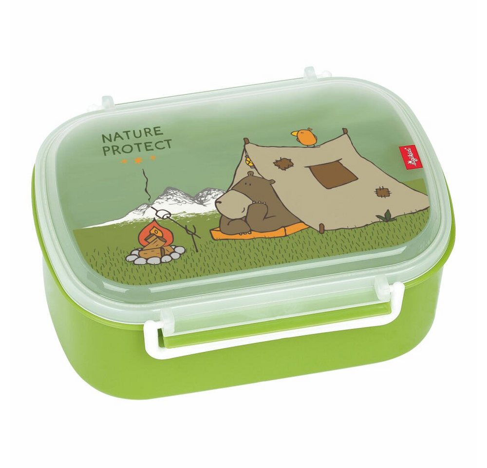 Sigikid Lunchbox Forest Grizzly Grün, Kunststoff, (1-tlg) von Sigikid