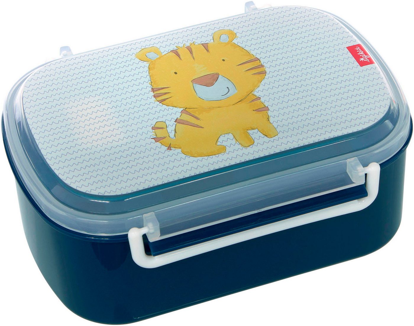 Sigikid Lunchbox Tiger blau, Polyprophylen (PP), (2-tlg) von Sigikid