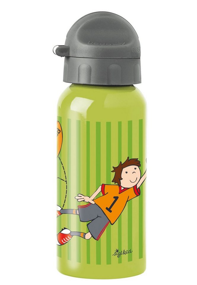 Sigikid Trinkflasche Kinder Trinkflasche Edelstahl Trinkflasche 400 ml von Sigikid