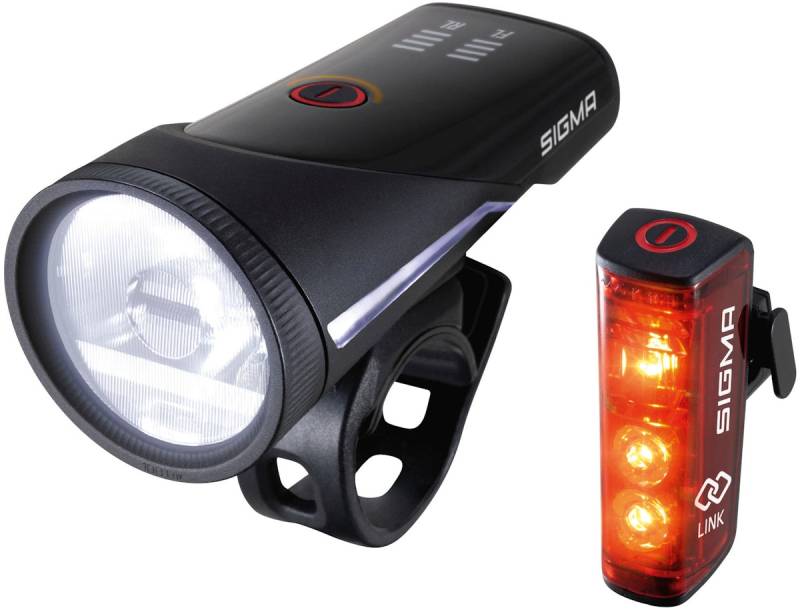 Sigma Sport Akku-LED-Leuchten-Set Aura 100 USB / Blaze Link von Sigma Sport