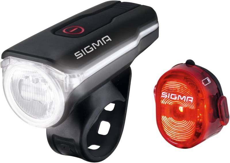 Sigma Sport Akku-LED-Leuchten-Set Aura 60 / Nugget II von Sigma Sport