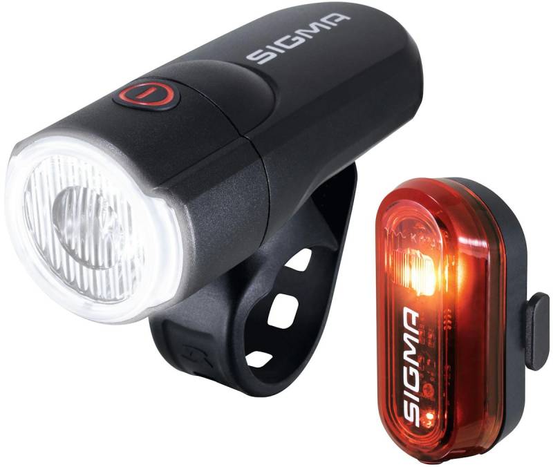 Sigma Sport Batterie-LED-Leuchten-Set Aura 30 / Curve von Sigma Sport