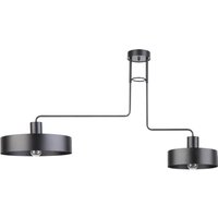 Metall Deckenlampe Schwarz 2-flammig L:115 cm E27 groß Metall Deckenlampe Schwarz 2-flammig L:115 cm E27 groß von Sigma