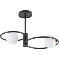 Blendarme Deckenleuchte Glas Schwarz Weiß G9 L:55 cm Blendarme Deckenleuchte Glas Schwarz Weiß G9 L:55 cm von Sigma