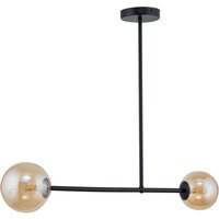 Deckenlampe Bernstein Glas Metall 2-flammig G9 blendarm Deckenlampe Bernstein Glas Metall 2-flammig G9 blendarm von Sigma