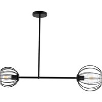 Deckenlampe E27 Schwarz Metall Esstisch RASHA von Sigma