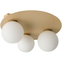 Deckenlampe Gold Glas Kugel Metall 3-flammig B:40 cm Deckenlampe Gold Glas Kugel Metall 3-flammig B:40 cm von Sigma