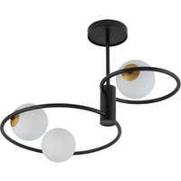 Deckenlampe Metall Glas Kugel Ø12 cm rund G9 3-flammig von Sigma