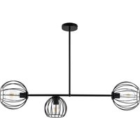 Deckenlampe Schwarz Metall E27 Retro Design RASHA Deckenlampe Schwarz Metall E27 Retro Design RASHA von Sigma