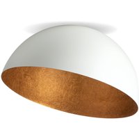 Runde Deckenlampe Loft Weiß Kupfer Ø50 cm E27 stylisch Runde Deckenlampe Loft Weiß Kupfer Ø50 cm E27 stylisch von Sigma