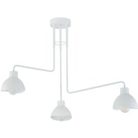 Große Deckenleuchte Weiß Metall 3-flammig E27 L:93 cm Große Deckenleuchte Weiß Metall 3-flammig E27 L:93 cm von Sigma